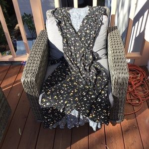 Reformation Maxi Dress with wrap around tie